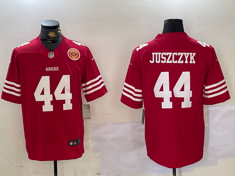 Men San Francisco 49ers #44 Juszczyk red 2025 Nike Limited NFL Jersey 002